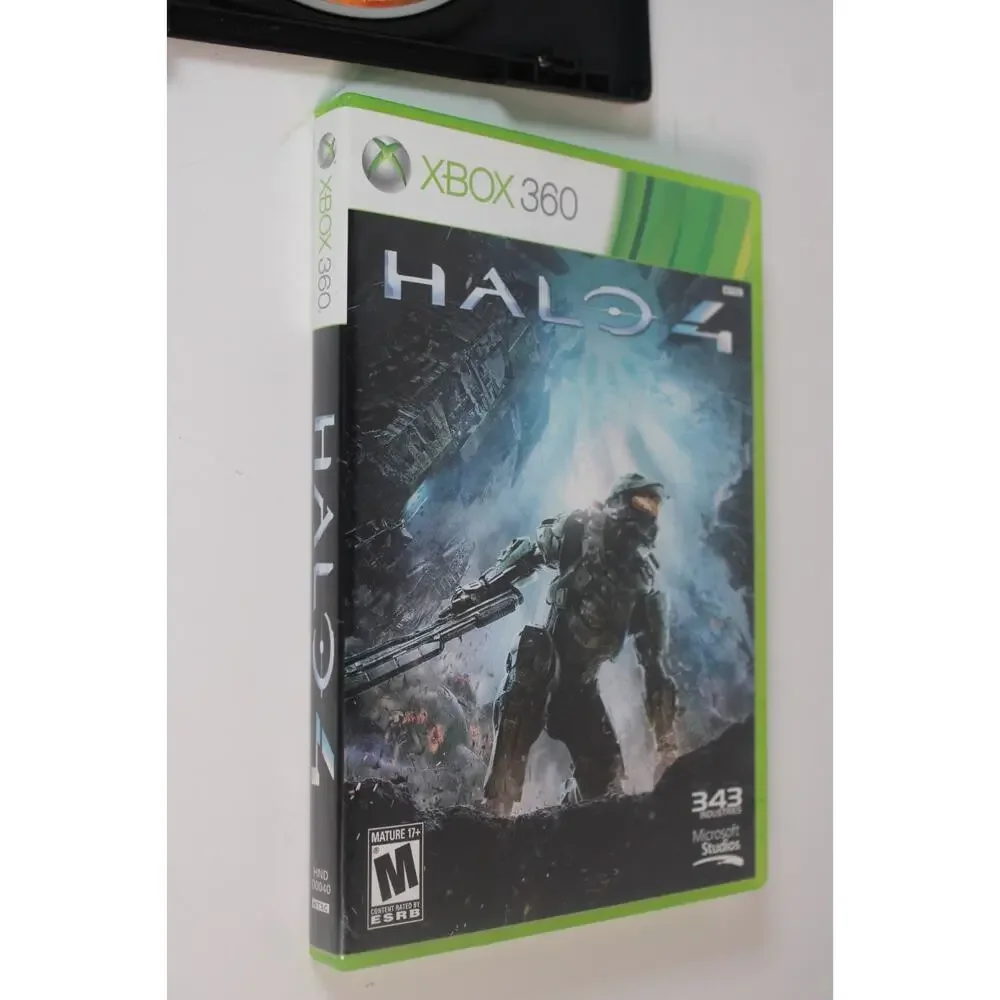 4 games Lot: Halo 2 W/ Map Pack, Halo 3, Halo 3 ODST, Halo 4 (Xbox/ Xbox 360)